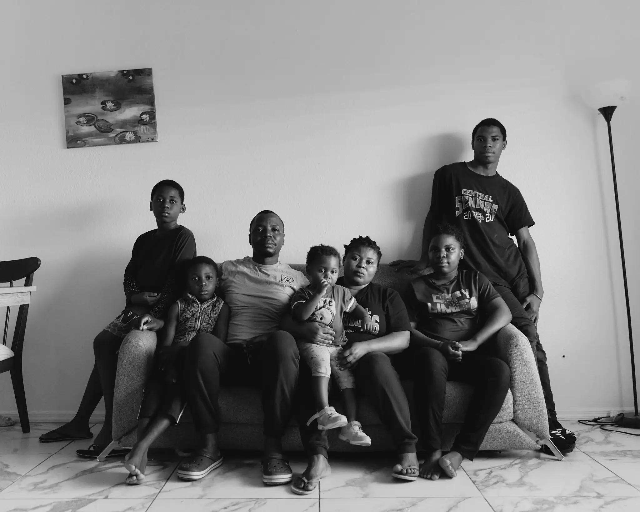 Portrait of Abwe Sangolo Family in Phoenix, AZ.